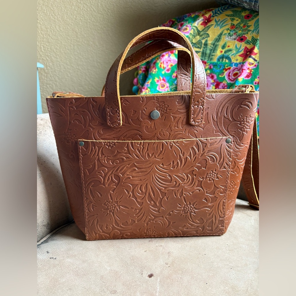 GUC Portland Leather Goods Mini tote in Meadow